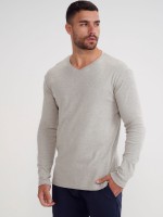 BASIC V NECK RIB-MEN