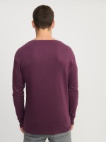 BASIC V NECK RIB-MEN