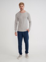 BASIC RIB CREW NECK-MEN