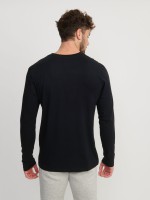 BASIC CREW NECK LONG SLEEVE SHIRT