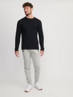 BASIC CREW NECK LONG SLEEVE SHIRT