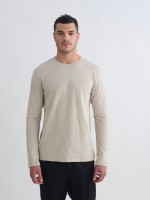 BASIC CREW NECK LONG SLEEVE SHIRT