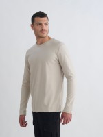 BASIC CREW NECK LONG SLEEVE SHIRT