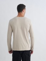 BASIC CREW NECK LONG SLEEVE SHIRT
