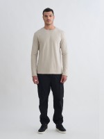 BASIC CREW NECK LONG SLEEVE SHIRT