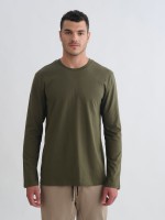 BASIC CREW NECK LONG SLEEVE SHIRT