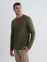 BASIC CREW NECK LONG SLEEVE SHIRT