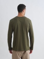 BASIC CREW NECK LONG SLEEVE SHIRT