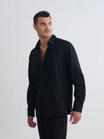MEN LONG SLEEVE LINEN SHIRT