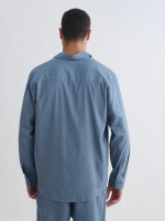 MEN LONG SLEEVE LINEN SHIRT