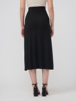 SPLIT SIDE MIDI SKIRT