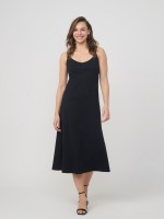 CAMI MIDI PRINTED DRESS
