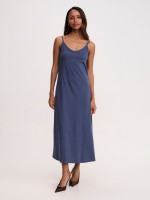 CAMI MIDI PRINTED DRESS