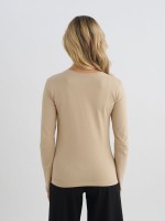 V- NECK LONG SLEEVE SHIRT