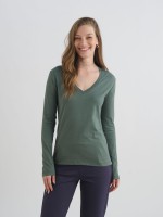 V- NECK LONG SLEEVE SHIRT