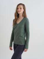 V- NECK LONG SLEEVE SHIRT