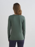 V- NECK LONG SLEEVE SHIRT