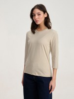 3/4 LENGTH SLEEVE BASIC SHIRT