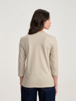 3/4 LENGTH SLEEVE BASIC SHIRT