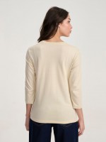 3/4 LENGTH SLEEVE BASIC SHIRT