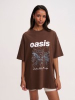 WOMEN OVERSIZE PRINTED TEE