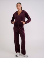 GLOSSY VELOUR CARDIGAN