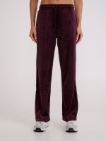 GLOSSY VELOUR PANTS