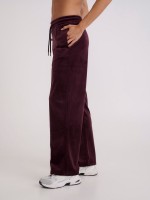 GLOSSY VELOUR PANTS