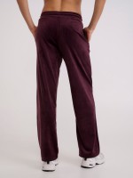 GLOSSY VELOUR PANTS