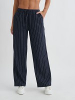 LINEN WIDE LEG PANTS