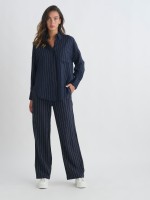 LINEN WIDE LEG PANTS