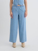 LENNON WIDE LEG DENIM PANTS