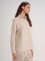 THERON FAUX SUEDE SHIRT