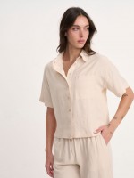SHORT SLEEVES LINEN SHIRT