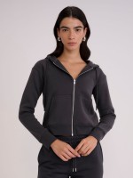 WOMEN NATURE ZIP UP HOODIE