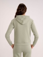 WOMEN NATURE ZIP UP HOODIE