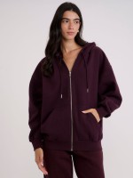 BERKELEY OVERSIZE ZIP UP HOODIE