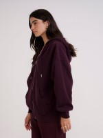 BERKELEY OVERSIZE ZIP UP HOODIE