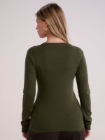 BASIC CREW NECK RIB-WOMEN