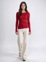 BASIC CREW NECK RIB-WOMEN