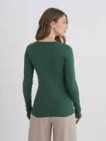 BASIC CREW NECK RIB-WOMEN