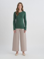 BASIC CREW NECK RIB-WOMEN