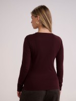 BASIC CREW NECK RIB-WOMEN