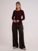 BASIC CREW NECK RIB-WOMEN