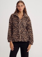 PRINTED FLEECE JACKET