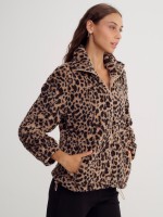 PRINTED FLEECE JACKET
