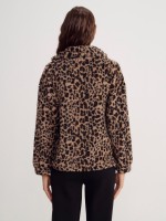 PRINTED FLEECE JACKET