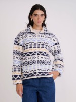 PRINTED FLEECE JACKET