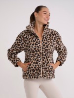 PRINTED FLEECE JACKET