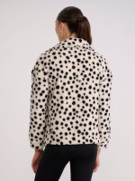 PRINTED FLEECE JACKET